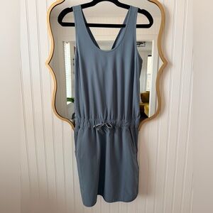 Patagonia Gray Blue Sleeveless Dress